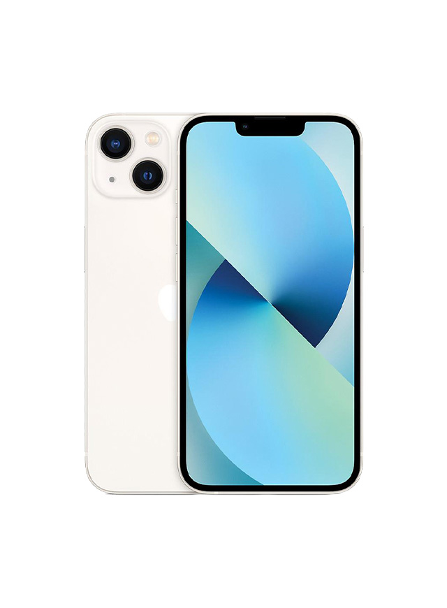 iPhone 13, 512GB Hvězdně bílá (Stav A, Baterie 100 %)