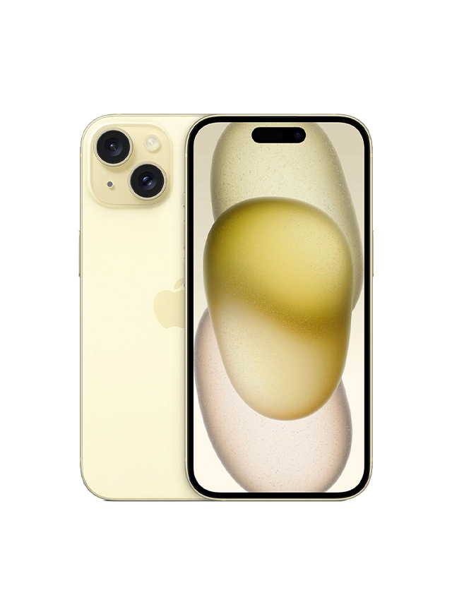 iPhone 15, 128GB Žlutá (Stav A, Baterie 100 %)