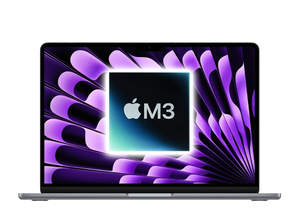 MacBook Air 13" 2024, M3 8-Core, 16GB/256GB Vesmírně šedá (Stav B+)