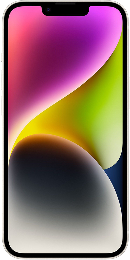 iPhone 14, 128GB Hvězdně bílá (Stav A-, Baterie 100 %)