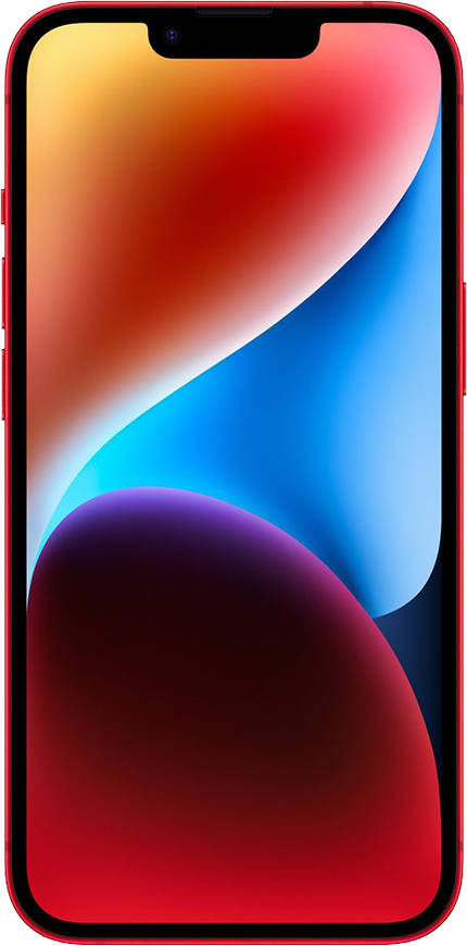 iPhone 14, 128GB Červená (Stav A, Baterie 100 %)