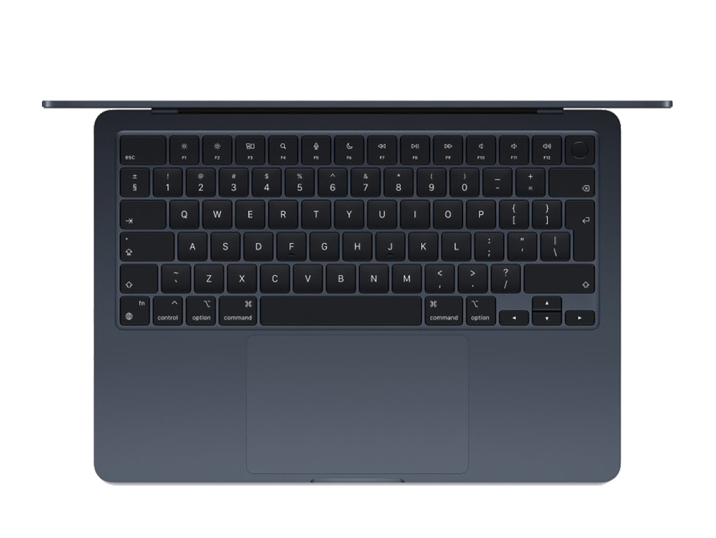 MacBook Air 13" 2025, M4 10-Core, 16GB/256GB Temně inkoustová (Stav A, Baterie 100 %)