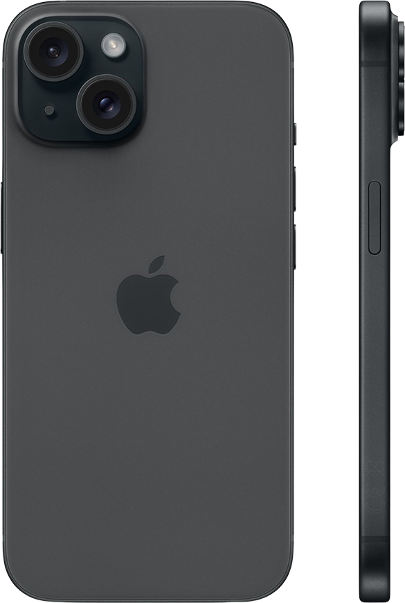iPhone 15, 256GB Černá (Stav A)