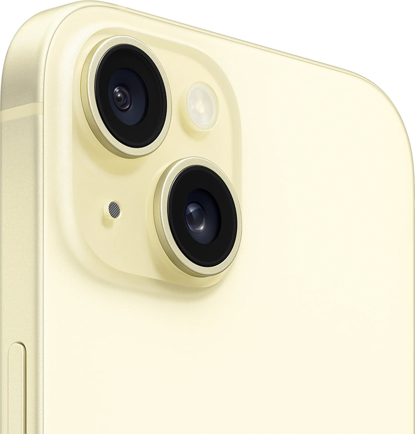 iPhone 15, 128GB Žlutá (Stav A, Baterie 100 %)