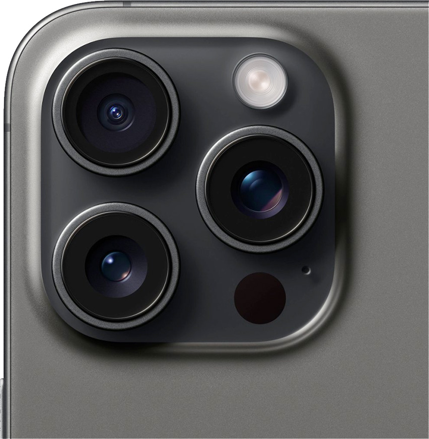 iPhone 15 Pro, 128GB Černý titan (Stav A+, Baterie 100 %)