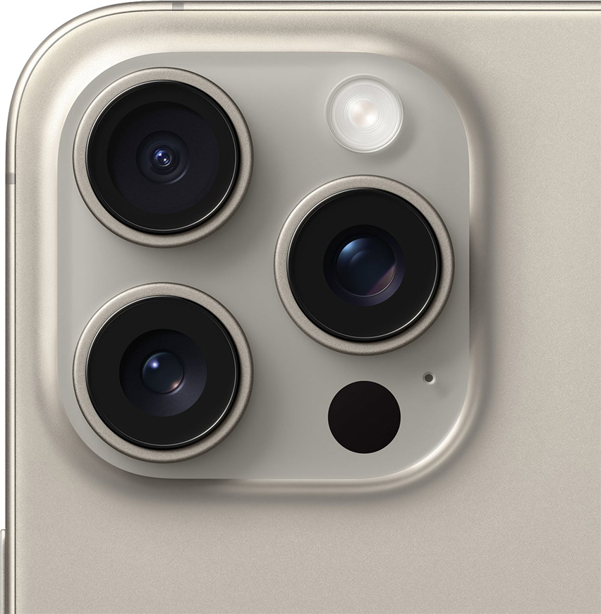 iPhone 15 Pro, 128GB Přírodní titan (Stav A+, Baterie 100 %)