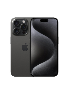 iPhone 15 Pro, 128GB Černý titan (Stav A+, Baterie 100 %)