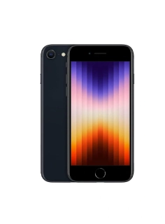 iPhone SE 2022, 128GB Černá (Stav A, Baterie 100 %)